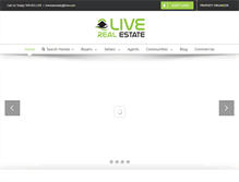 Tablet Screenshot of liverealestate.com